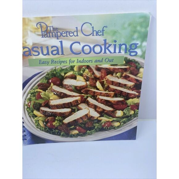 Pampered Chef Lot Of 4  Cookbooks Main Dishes Casual Cooking. Vintage - Picture 13 of 16
